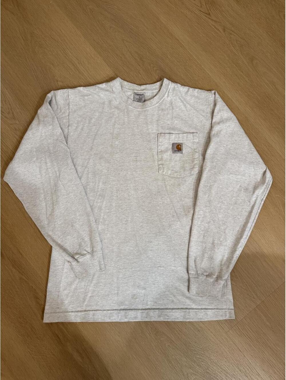 Carhartt Loose Fit Heavyweight Long-Sleeve Pocket Size Small